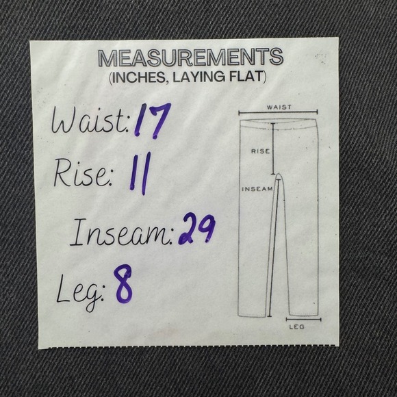 Levi's 505 Regular Fit Jeans Black Wash Denim Pants Classic Mens W34‎ L29 - Picture 6 of 7